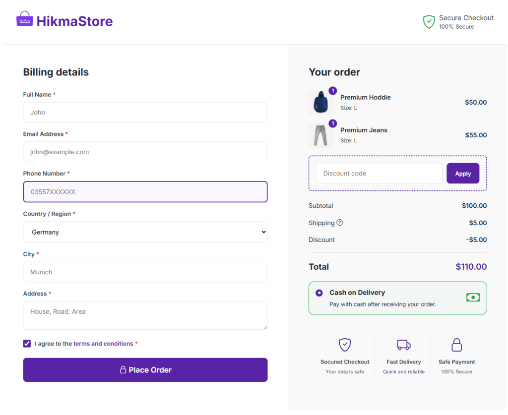 WooCommerce checkout page design that drive results